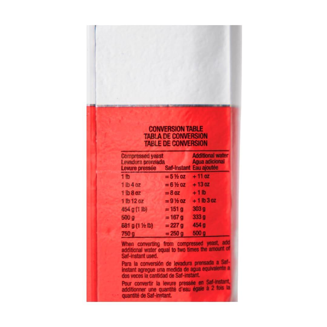 LeSaffre Saf Instant Yeasts & Leaveners, 16 Oz