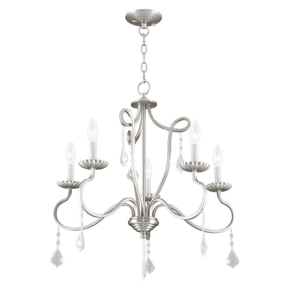 Livex Lighting Callisto 5 - Light Chandelier in  Brushed Nickel