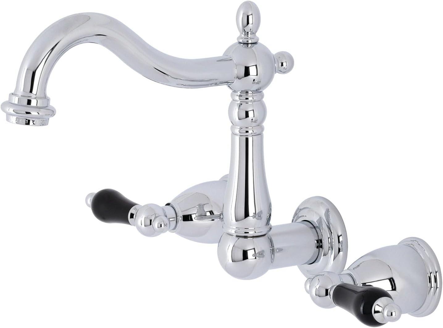 Kingston Brass Duchess Two-Handle Wall Mount Bathroom Faucet