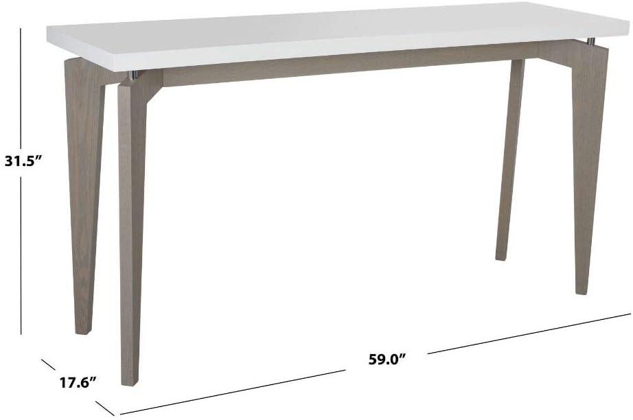 Josef Console Table - White/Grey - Safavieh