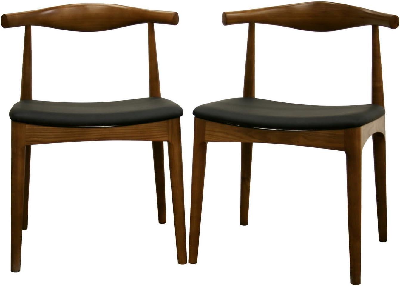 Accent Dining Chair in Walnut (Set of 2)