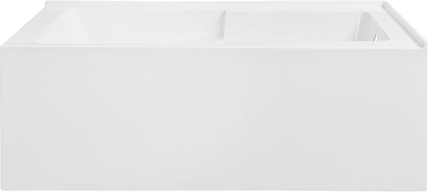 Swiss Madison Claire 60" x 32" Alcove Tub with Corner Apron SM-AB571
