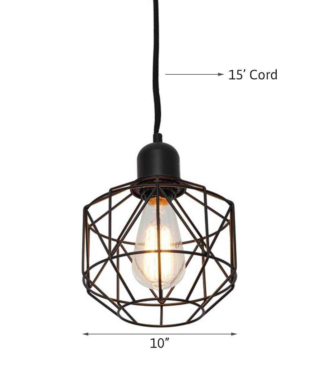 Better Homes & Gardens 1 - Light Caged Pendant