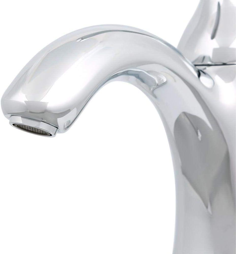 Forté Single-Handle Bathroom Sink Faucet with Drain Assembly and Escutcheon Plate, 1.2 GPM