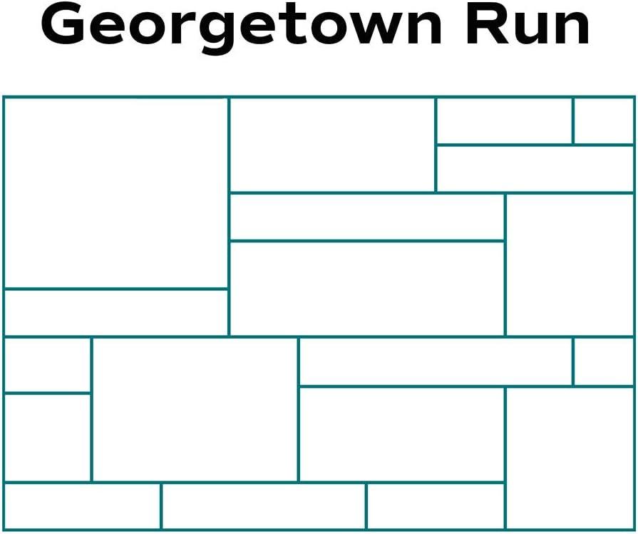 Georgetown Run Flat Faux Stone Non-Rated Wall Paneling Indoor-Outdoor (Random Width + Length, 14.25 sq. ft. per box)