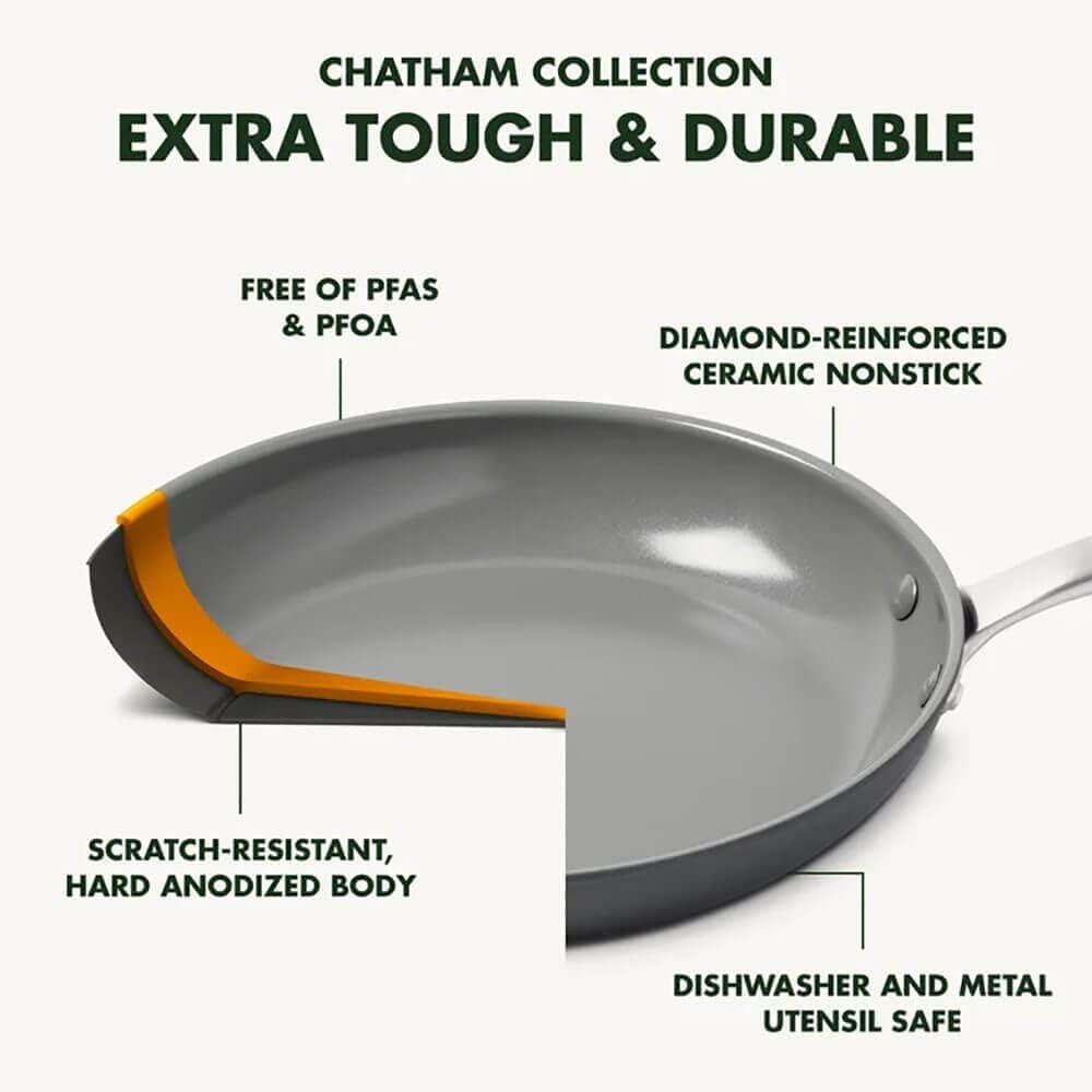 GreenPan Chatham Ceramic Nonstick 5-Piece Cookware Set