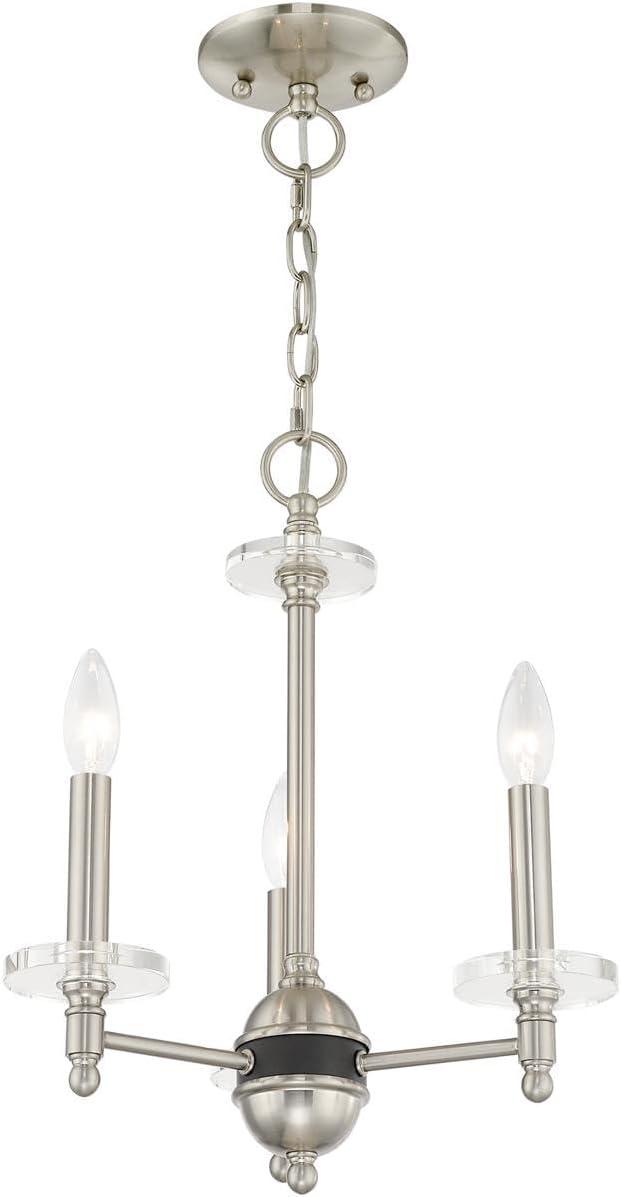 Livex Lighting Bennington 3 - Light Chandelier in  Brushed Nickel