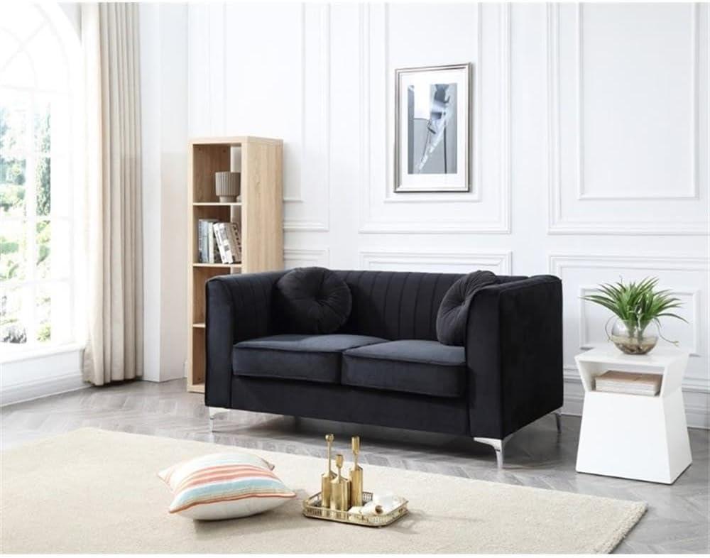 Glory Furniture Bailey 65'' Velvet Loveseat