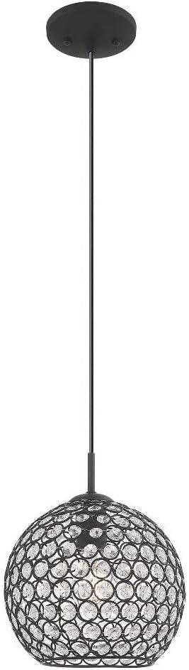 Livex Lighting Cassandra 1 - Light Pendant in  Black