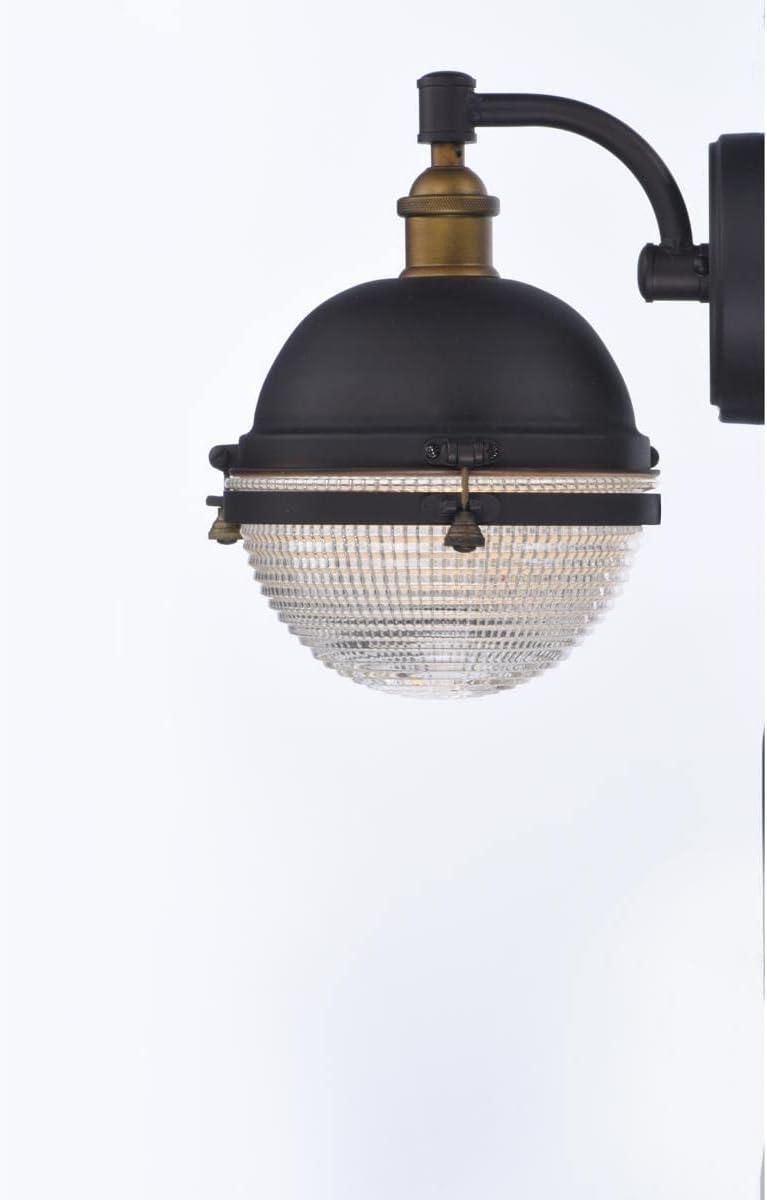 Portside Nautical Dimmable Lantern in Oil Rubbed Bronze & Antique Brass