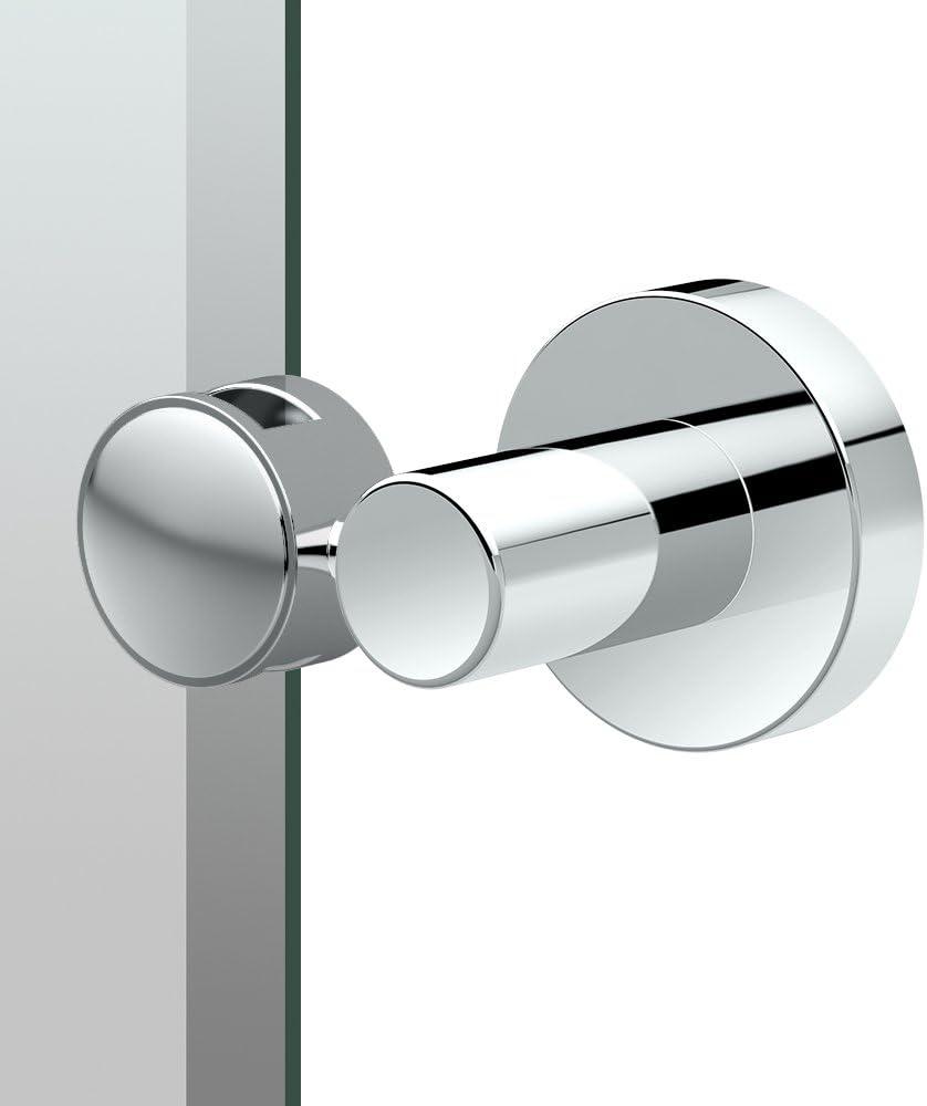 Glam Modern & Contemporary Bathroom Vanity | 26.50"H Frameless Oval Mirror