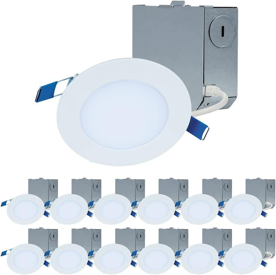 4.73'' Dimmable Air-Tight LED Canless Recessed Lighting Kit