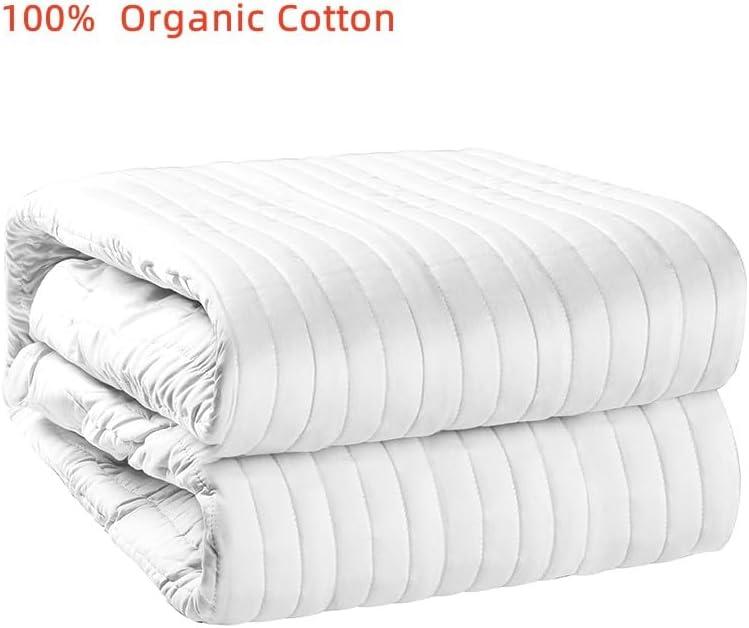 Twin Size White Cotton Mattress Cooling Pad with Water System