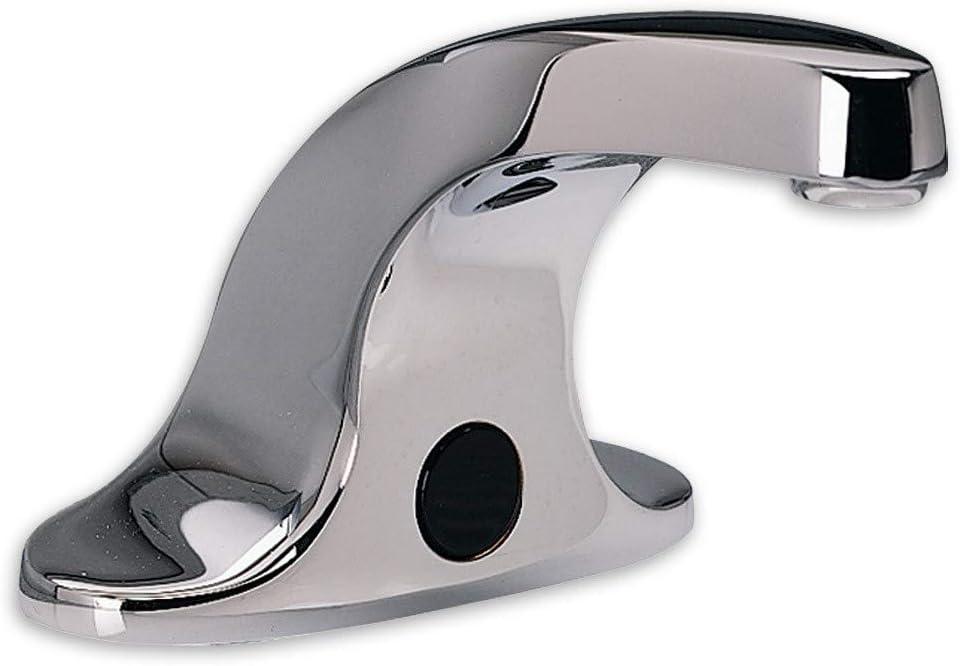 Polished Chrome Sensor Deck Mount Bathroom Faucet