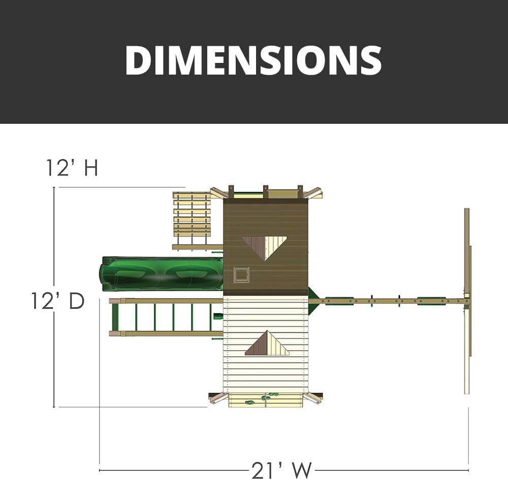 Gorilla Playsets Sun Palace II Swing Set - Professional Installation Available