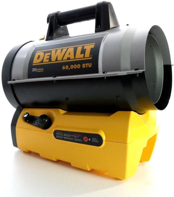 DeWalt DeWalt 68000 BTU Propane High Efficiency Utility Space Heater with Adjustable Thermostat