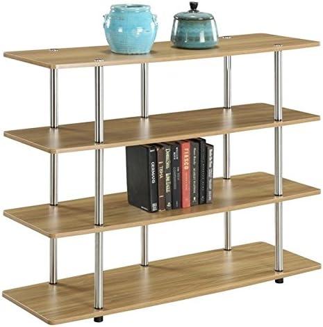 Convenience Concepts Designs2Go XL Highboy TV Stand, Light Oak