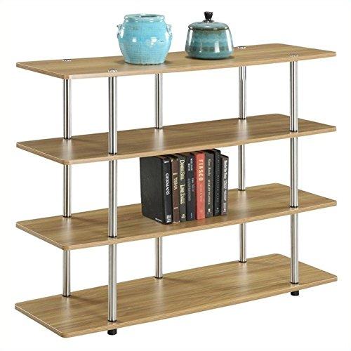 Convenience Concepts Designs2Go XL Highboy TV Stand, Light Oak