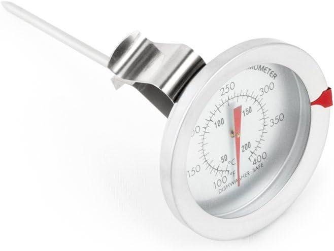 Stainless Steel Analog Candy and Deep Fry Thermometer, 2.75 x 5.75 inches