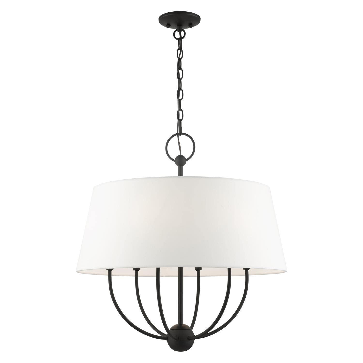 Livex Lighting Ridgecrest 6 - Light Pendant in  Black
