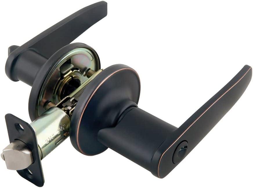 Design House 702332 Delavan Keyed Entry Door Lever Oil Rubbed Bronze