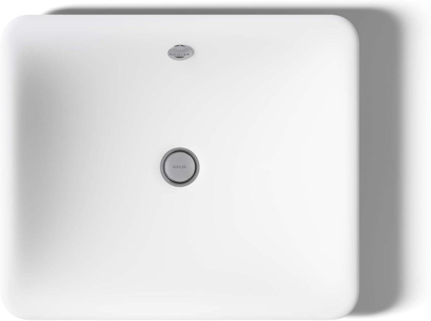 Iron Plains 6.3" Tall Metal Rectangular Bathroom Sink with Overflow