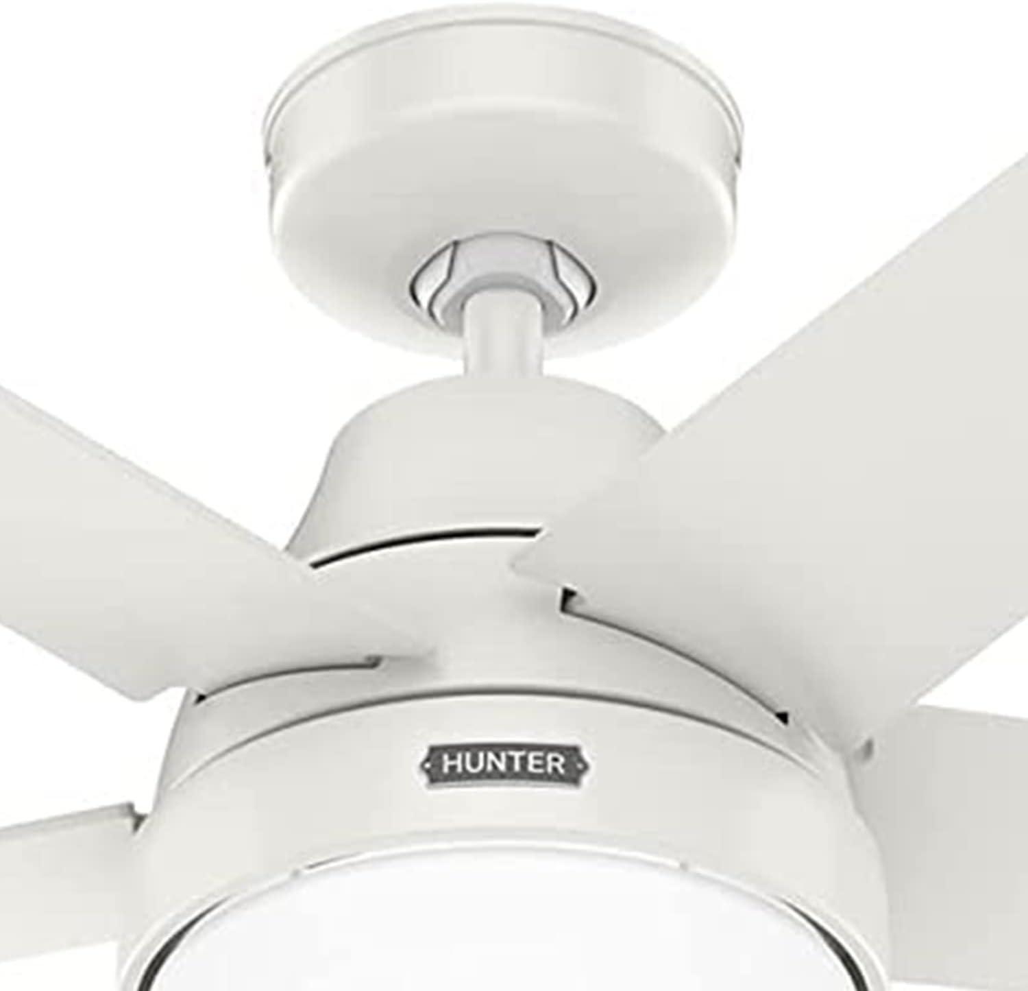 52" Aerodyne 5 - Blade Smart Standard Ceiling Fan with Lights and Remote