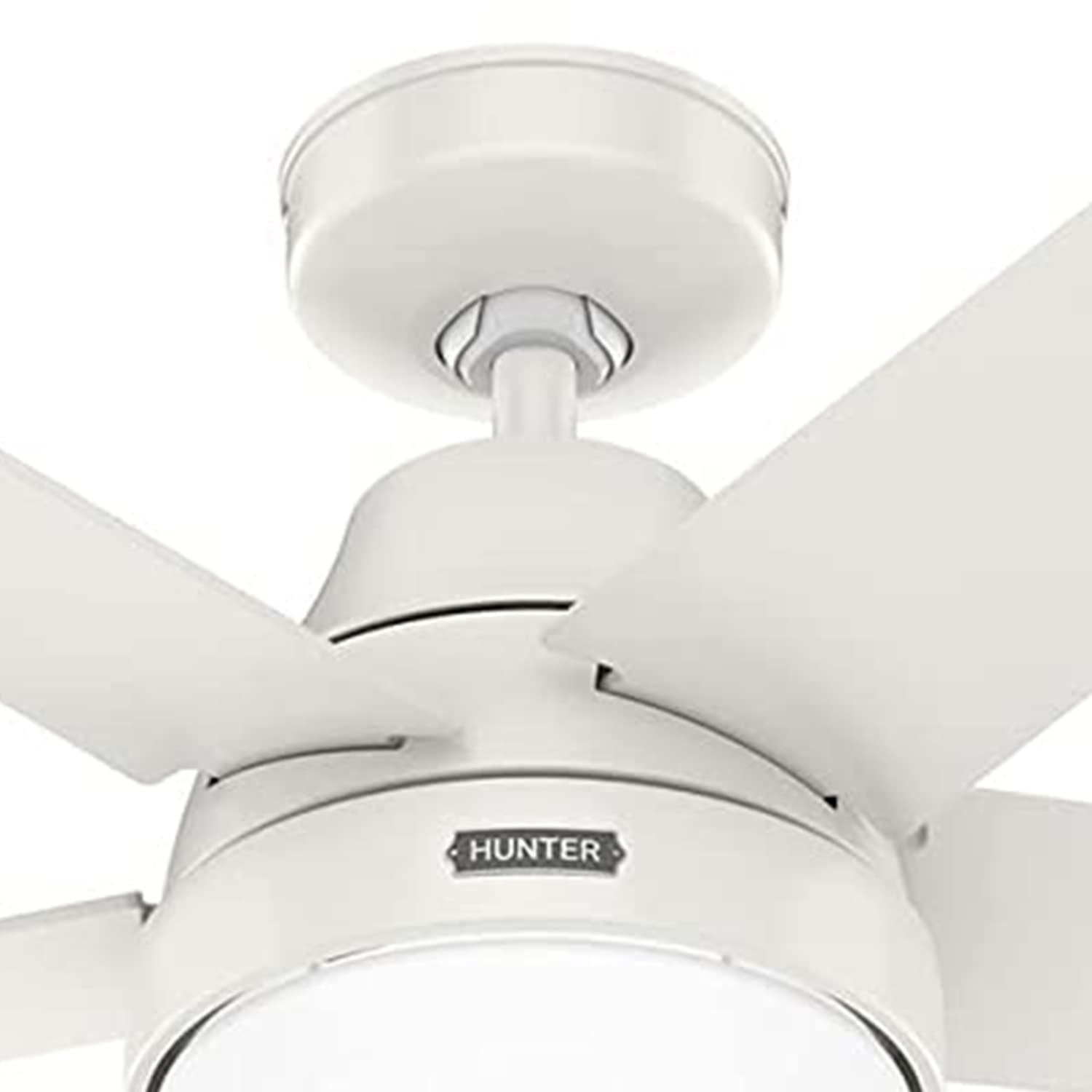 52" Aerodyne 5 - Blade Smart Standard Ceiling Fan with Lights and Remote