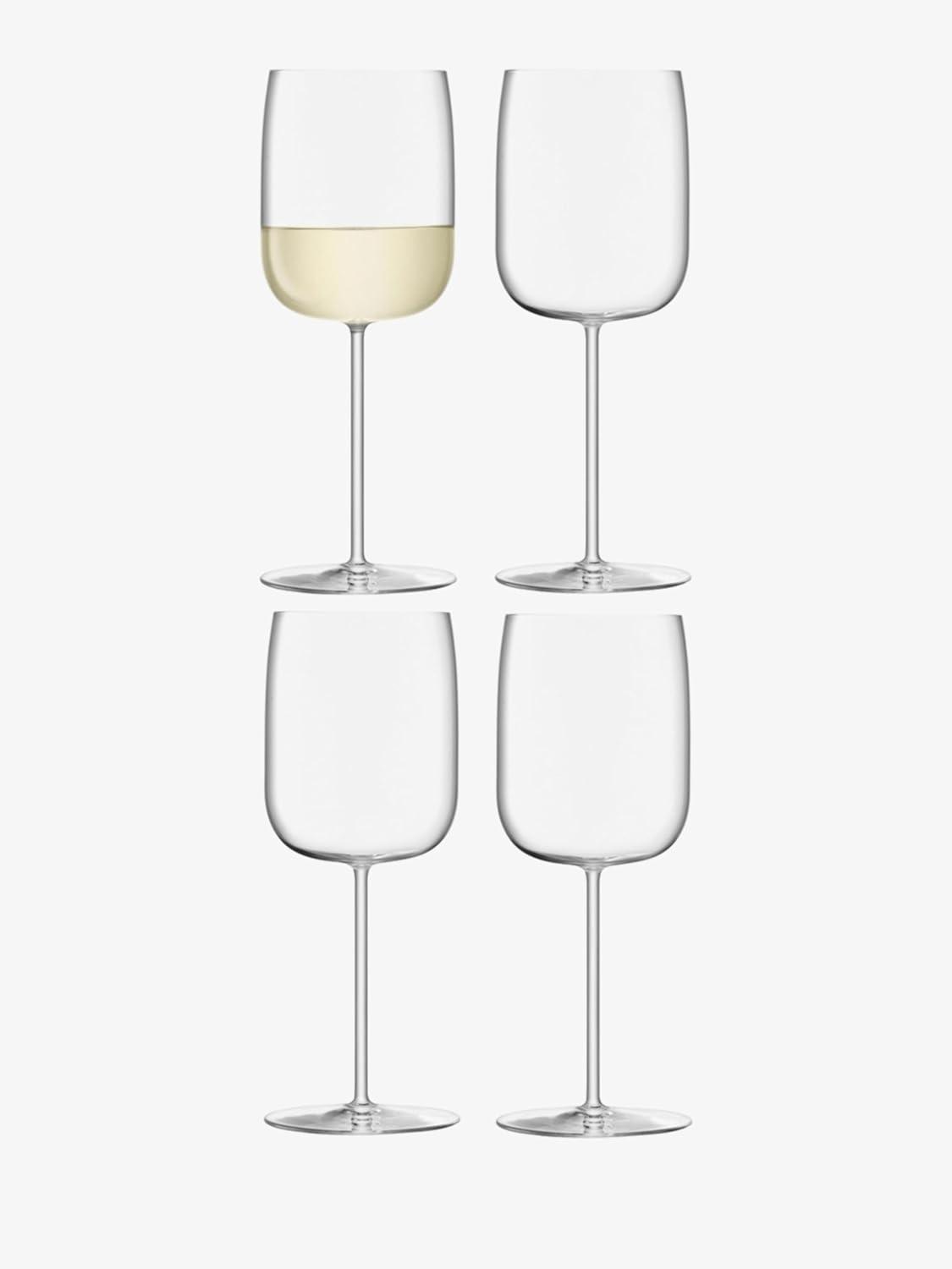 Borough Glassware by LSA International - White Wine Glasses -Set of 4