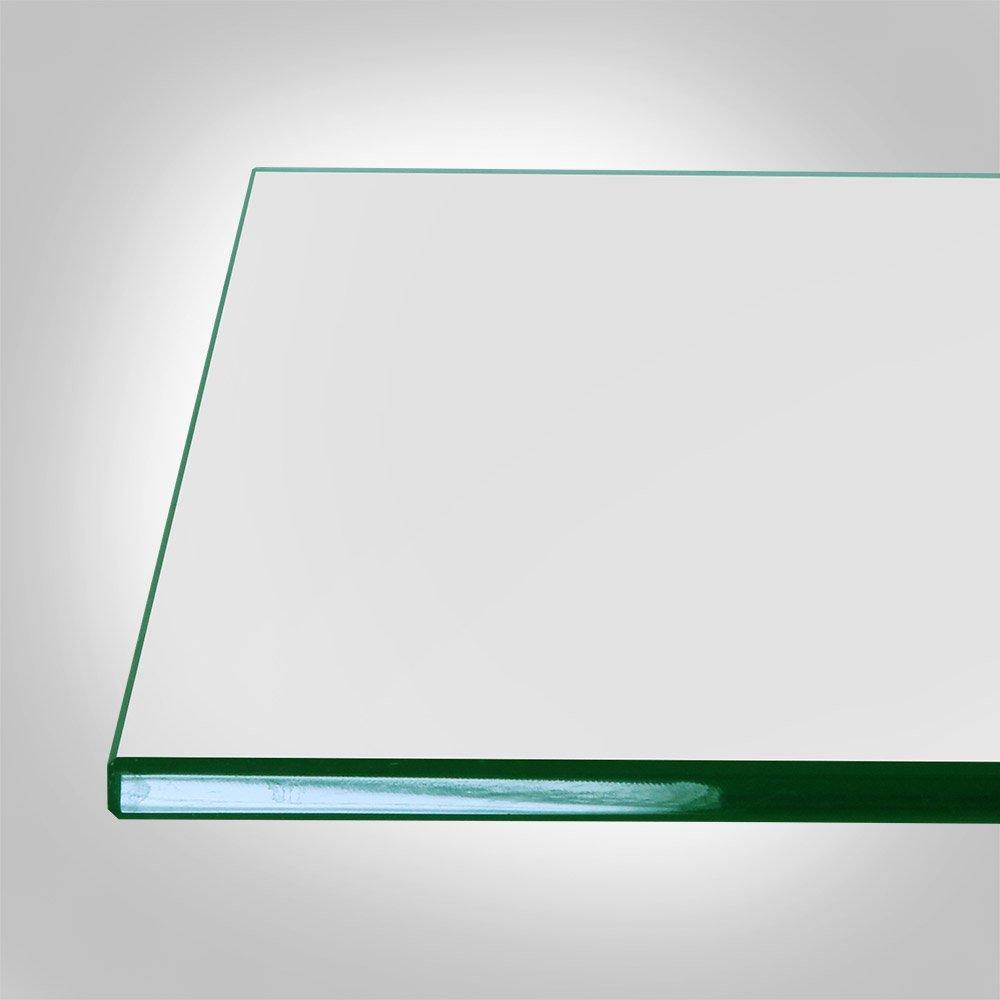 30 inch Square Glass Table Top - Tempered - 1/4" Thick Glass Surface, Safe Flat Polished, Eased Corners, Multipurpose for Dining Table, Patio, Coffee and End Table