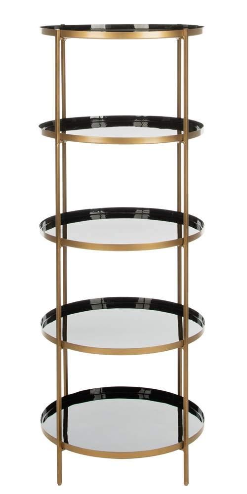 Everly Quinn Enamel Etagere Bookcase