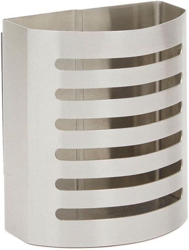 Stockroom Plus 2 Pack Stainless Steel Magnetic Pencil Holder for Desk (3.25 x 1.75 x 3.5 in) Grey