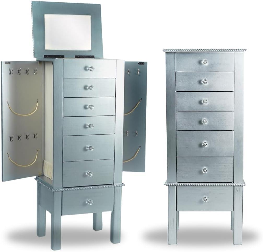 Hives and Honey Crystal Standing Jewelry Armoire