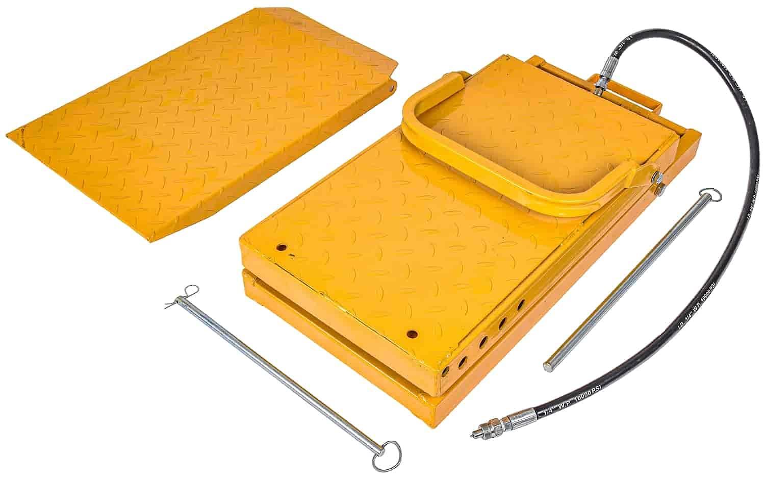 JEGS 79025 Hydraulic Car Lift Ramps Capacity: 3000 lbs./pair Lift Range: 5.10 in
