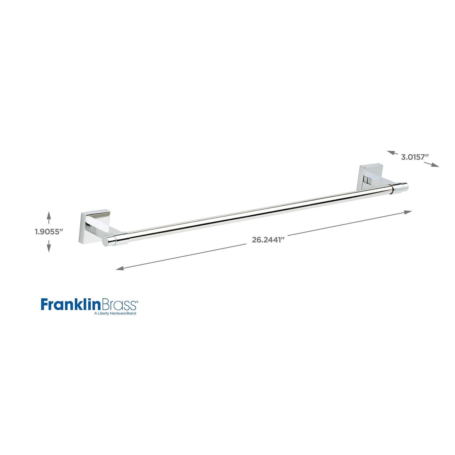 Franklin Brass Maxted 24" Wall Mounted Towel Bar MAX24-PC