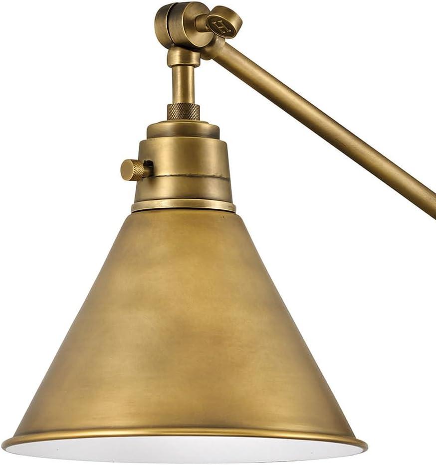 Lennon Plug-In Task Sconce - Brass