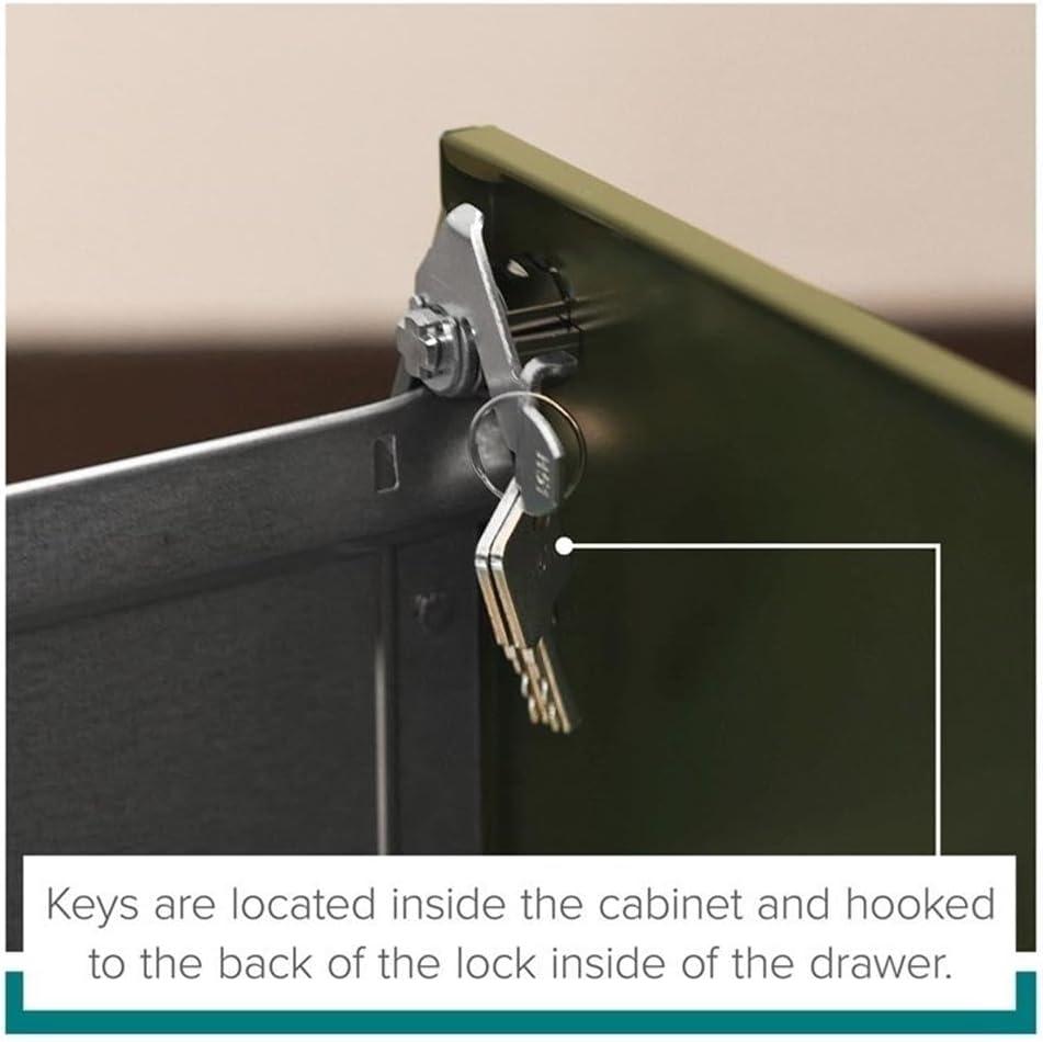 Hirsh 30 inch Wide 2 Drawer Lateral File Cabinet for Home or Office, Charcoal