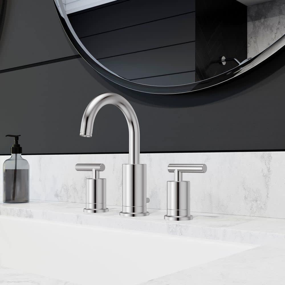 Contempra Elegance Polished Chrome Double Handle Bathroom Faucet