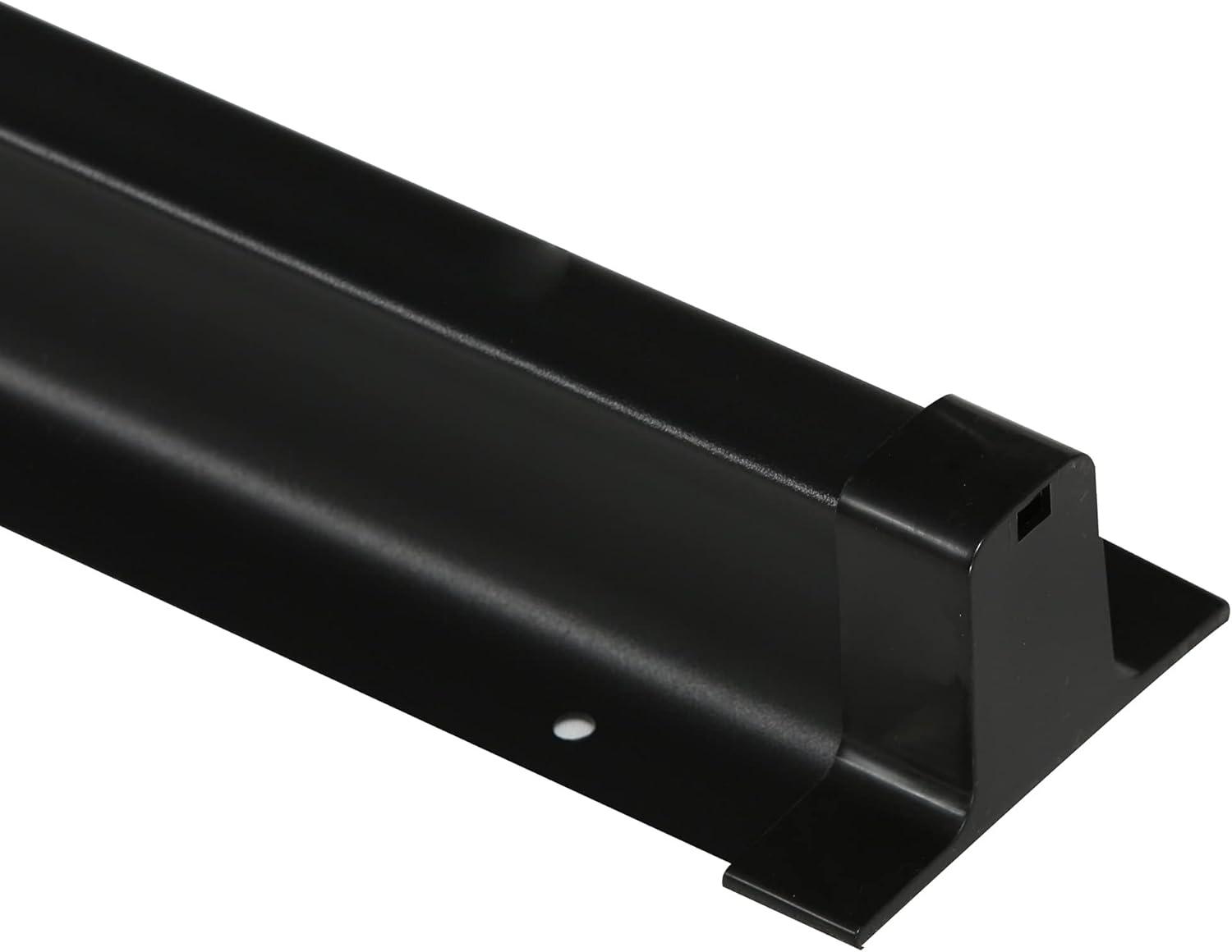 Outsunny 10ft Offset Patio Umbrella with Base, Double Top Hanging Aluminum Cantilever Umbrella with 360-degree Rotation, Easy Tilt, 8 Ribs, Crank, Cross Base, Cover, Strap