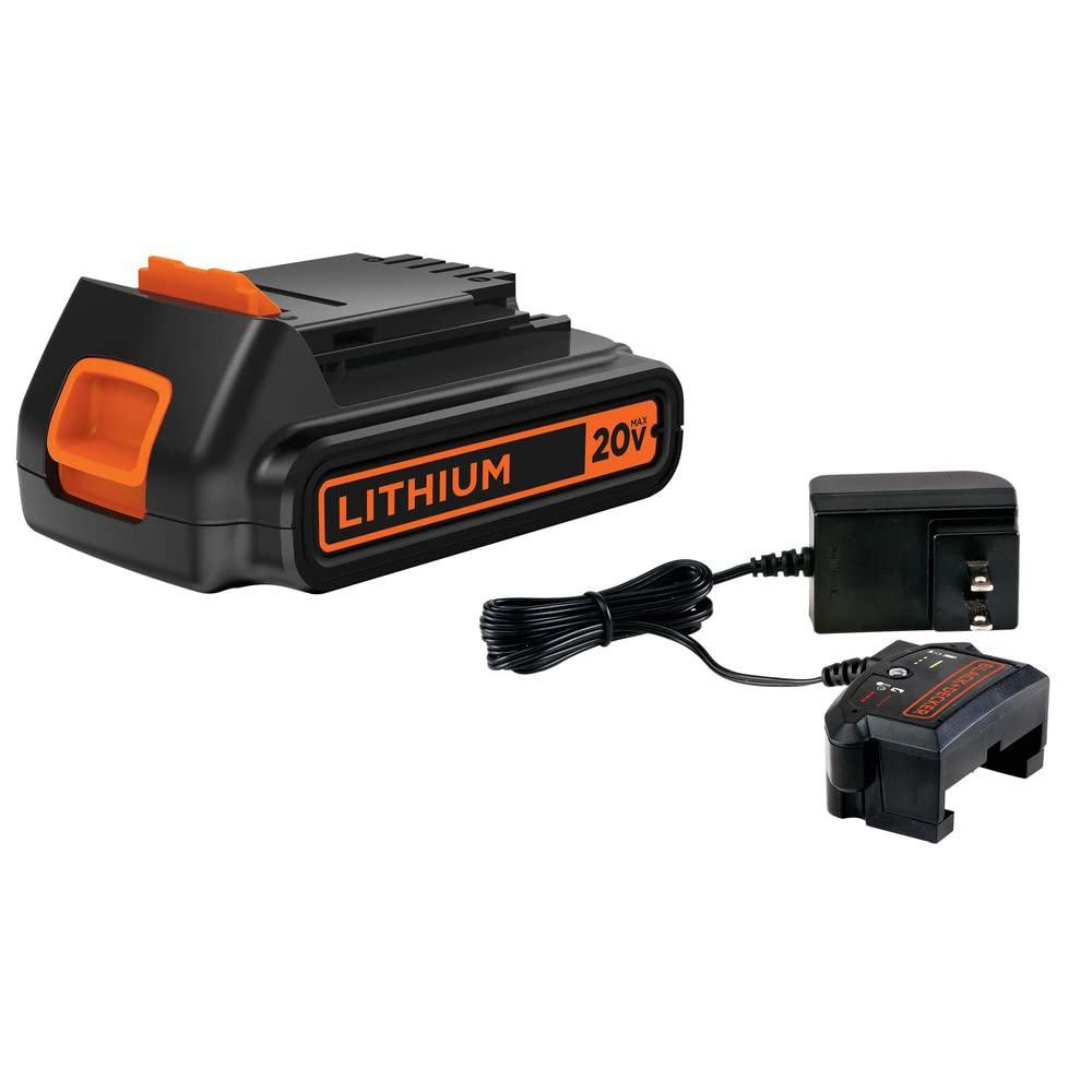 BLACK+DECKER 20-Volt MAX* Lithium Drill/Driver & 68-Piece Project Kit, LDX120PK