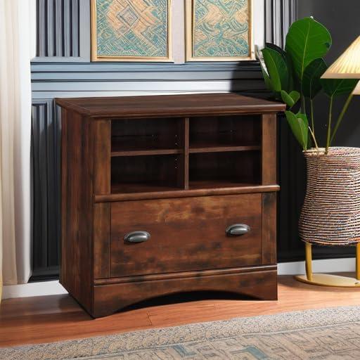 Sauder Harbor View Lateral File, Curado Cherry Finish