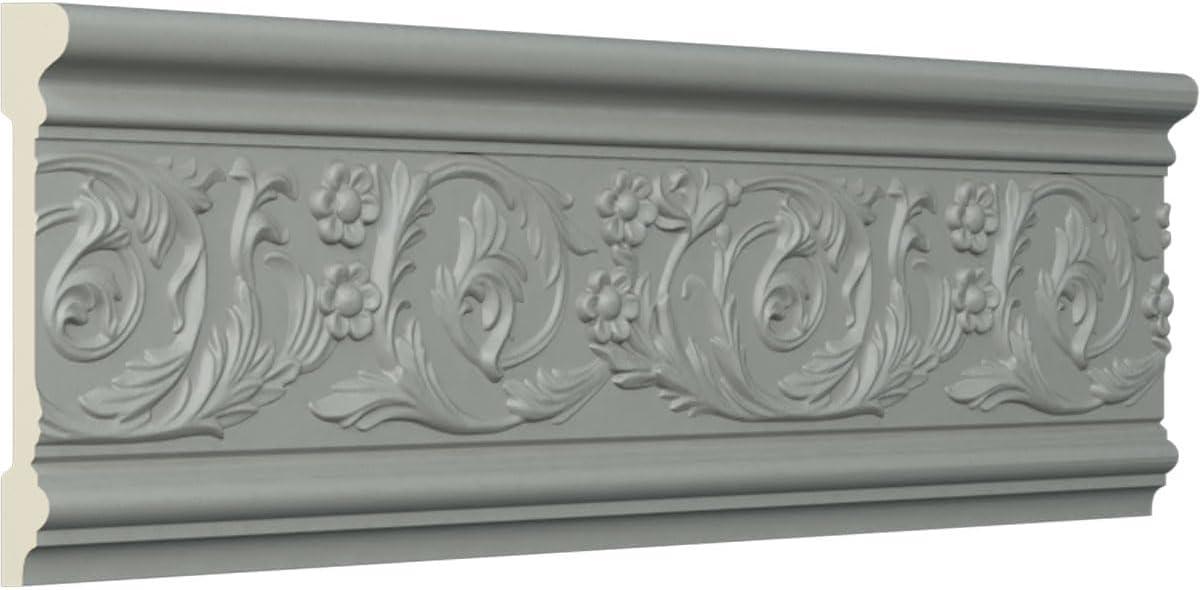 Ekena Millwork 6"H x 1 1/8"P x 94 1/2"L Kinsley Panel Moulding