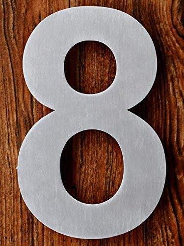 ModernStainlessHardware 6'' H Stainless Steel House Number