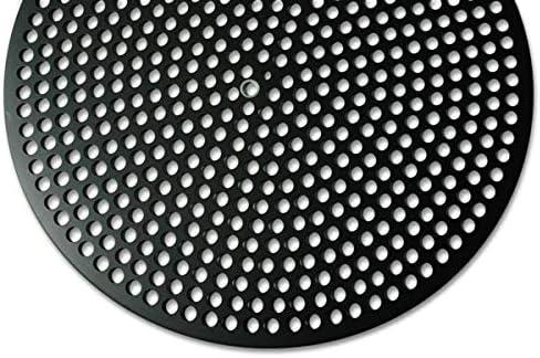 16" Round Perforated Anodized Aluminum Pizza Disk