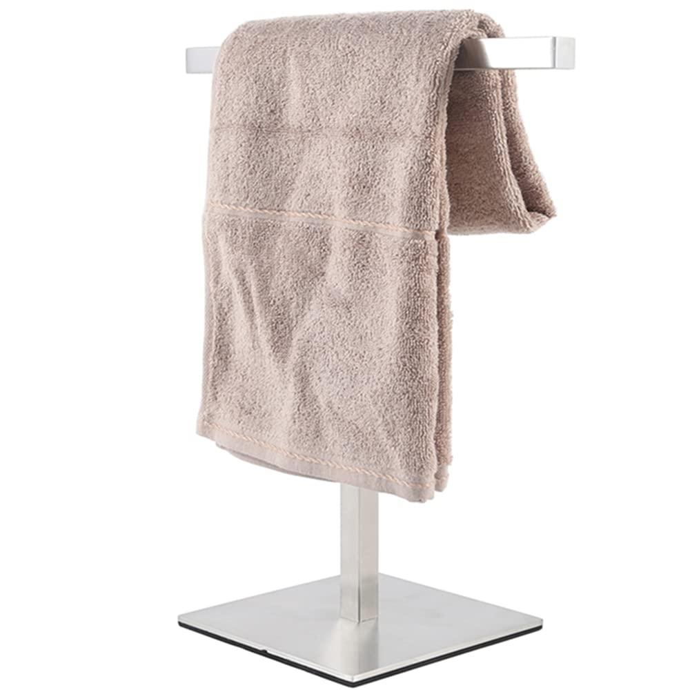Bathroom Hand Towel Holder Stand，T-Shape Hand Towel Holder Stand SUS304 Stainless Steel for Bathroom，Kitchen or Vanity Countertop