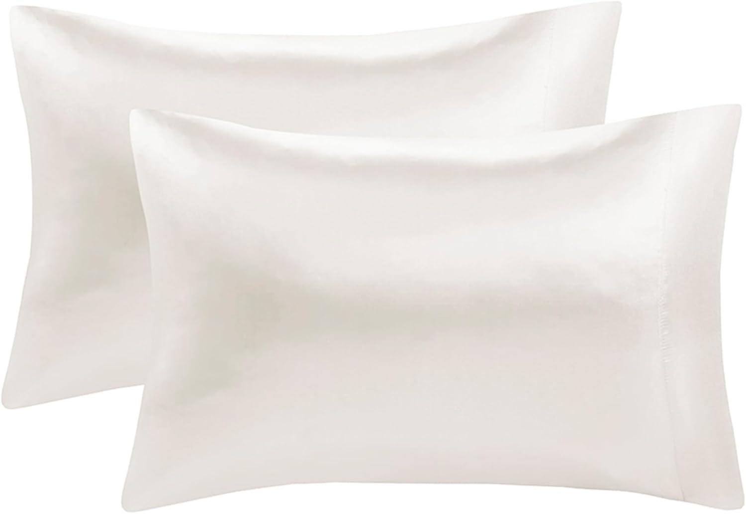 Madison Park Essentials Satin Luxury 2PC Pillowcases (Set of 2)