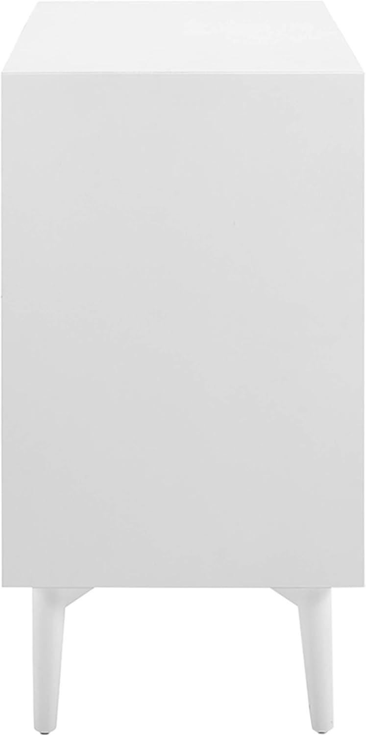 Crosley Landon 2 Door Bar Cabinet in White