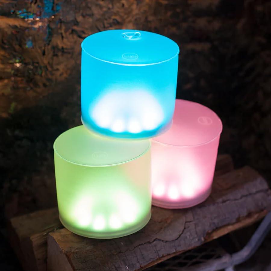 MPOWERD MPOWERD Luci Lux Solar Inflatable Rechargeable LED Lantern, 5", Waterproof, Shatterproof