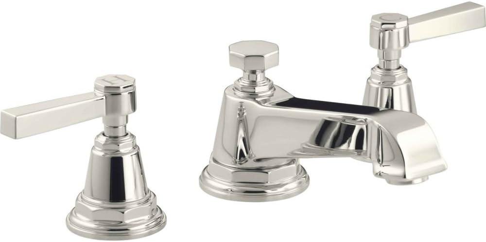 Pinstripe® Pure Widespread Bathroom Sink Faucet with Cross Handles