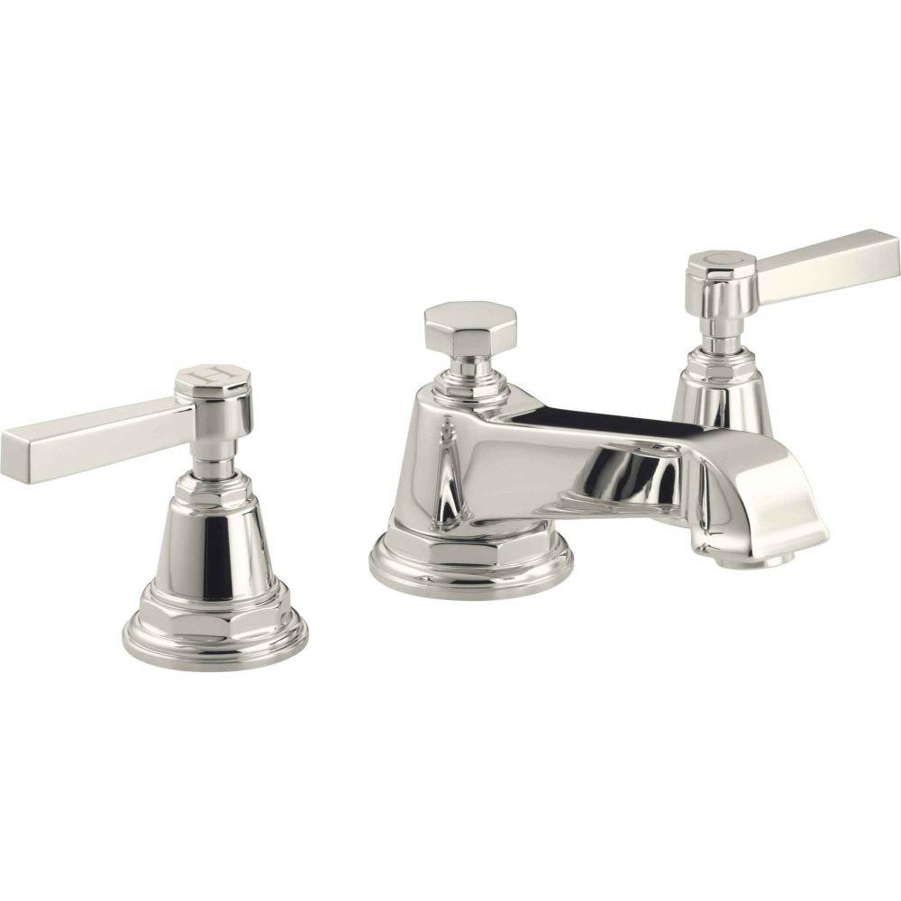 Pinstripe® Pure Widespread Bathroom Sink Faucet with Cross Handles